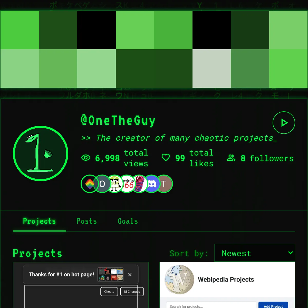 the project is loading