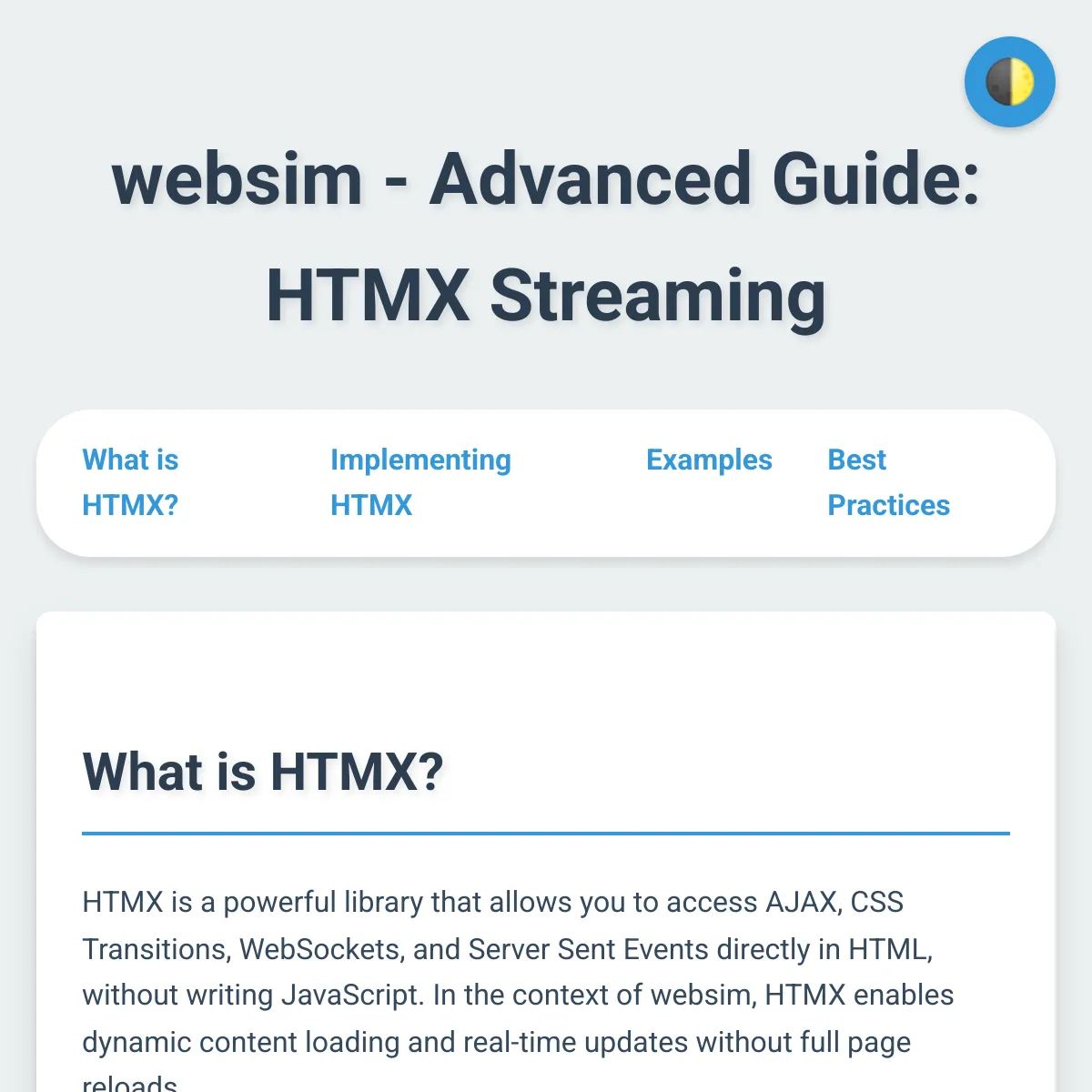 the project is loading