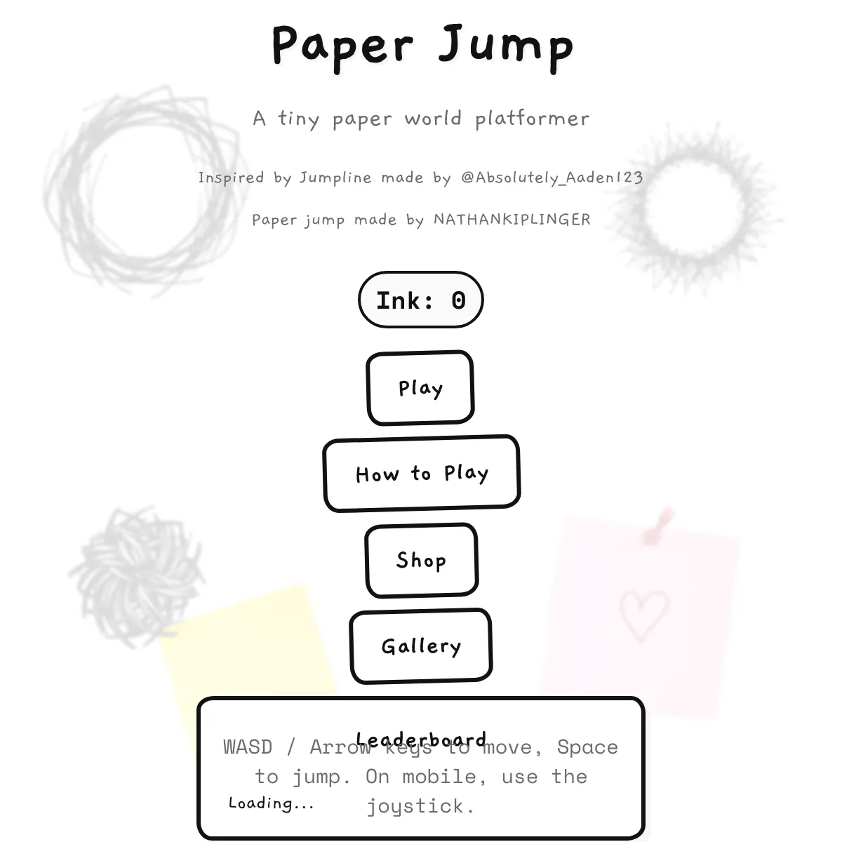 the project is loading