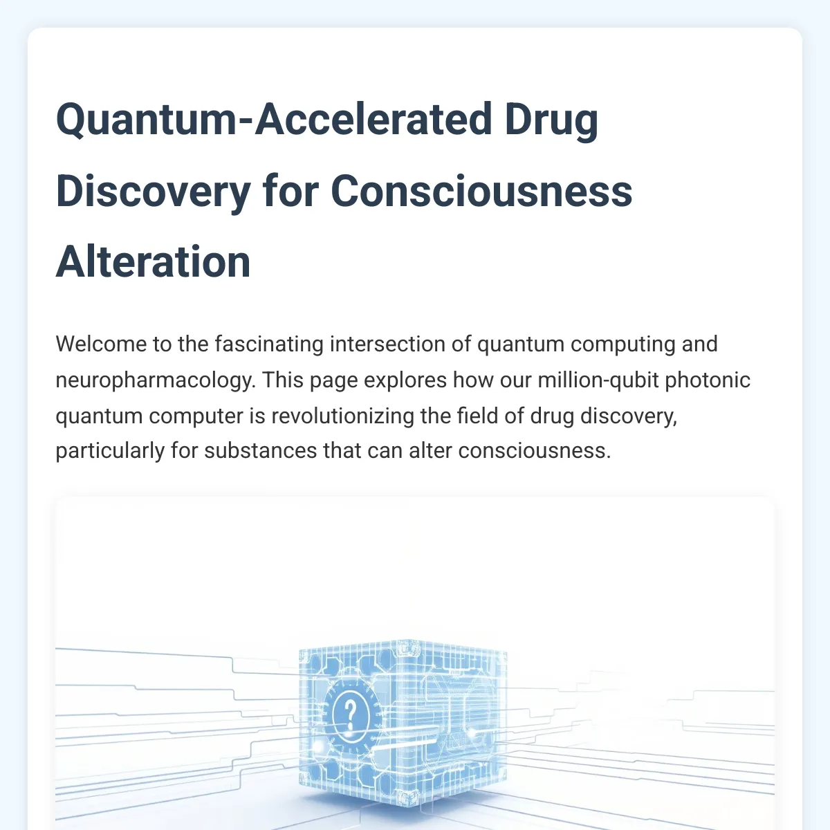 the project is loading