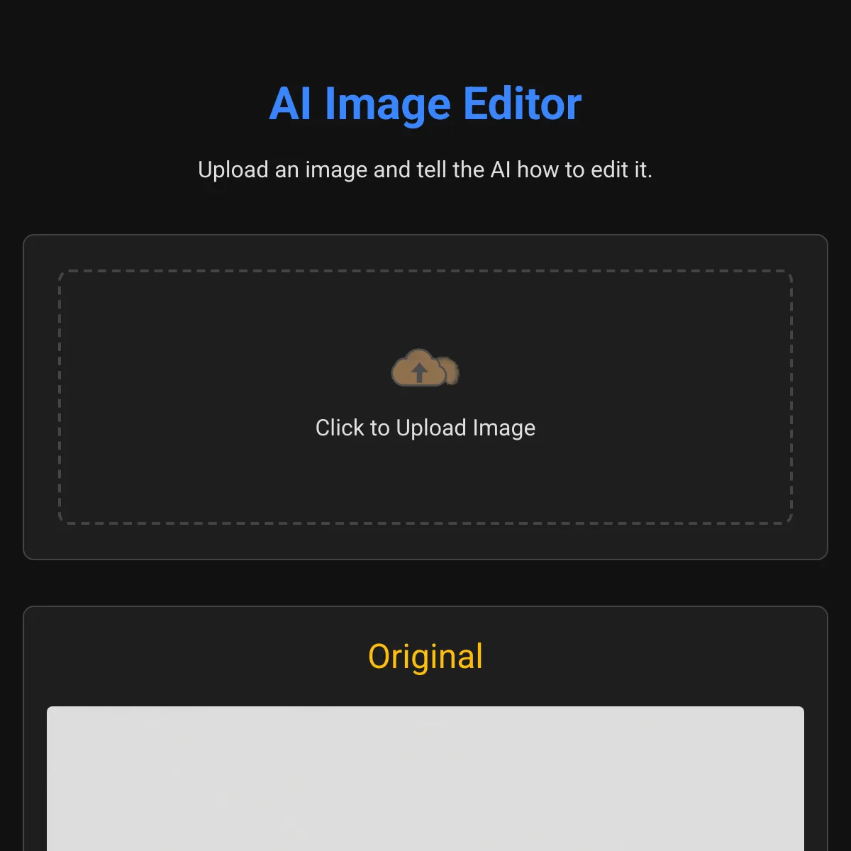 the project is loading