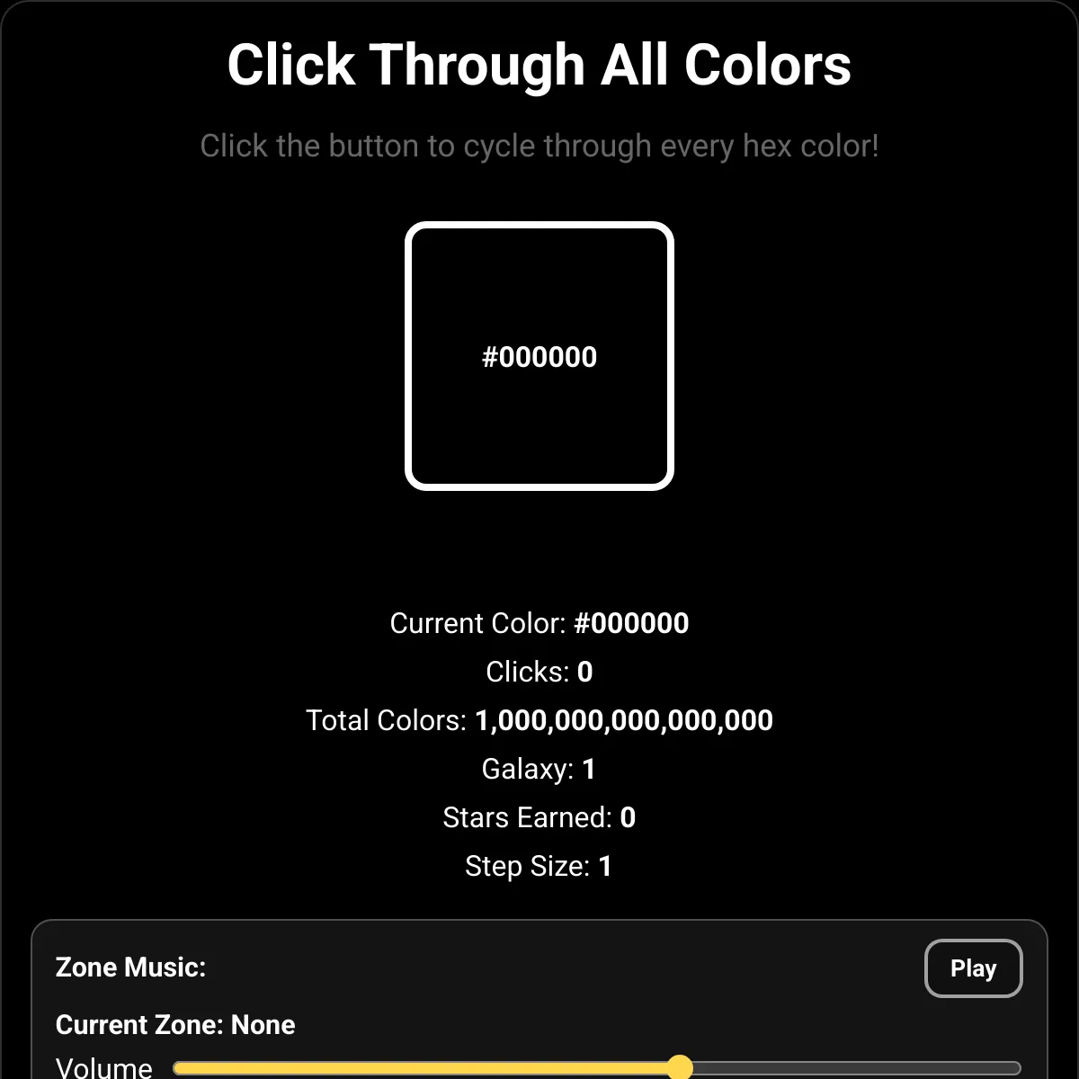 Click Through All Colors+ but with way more colors