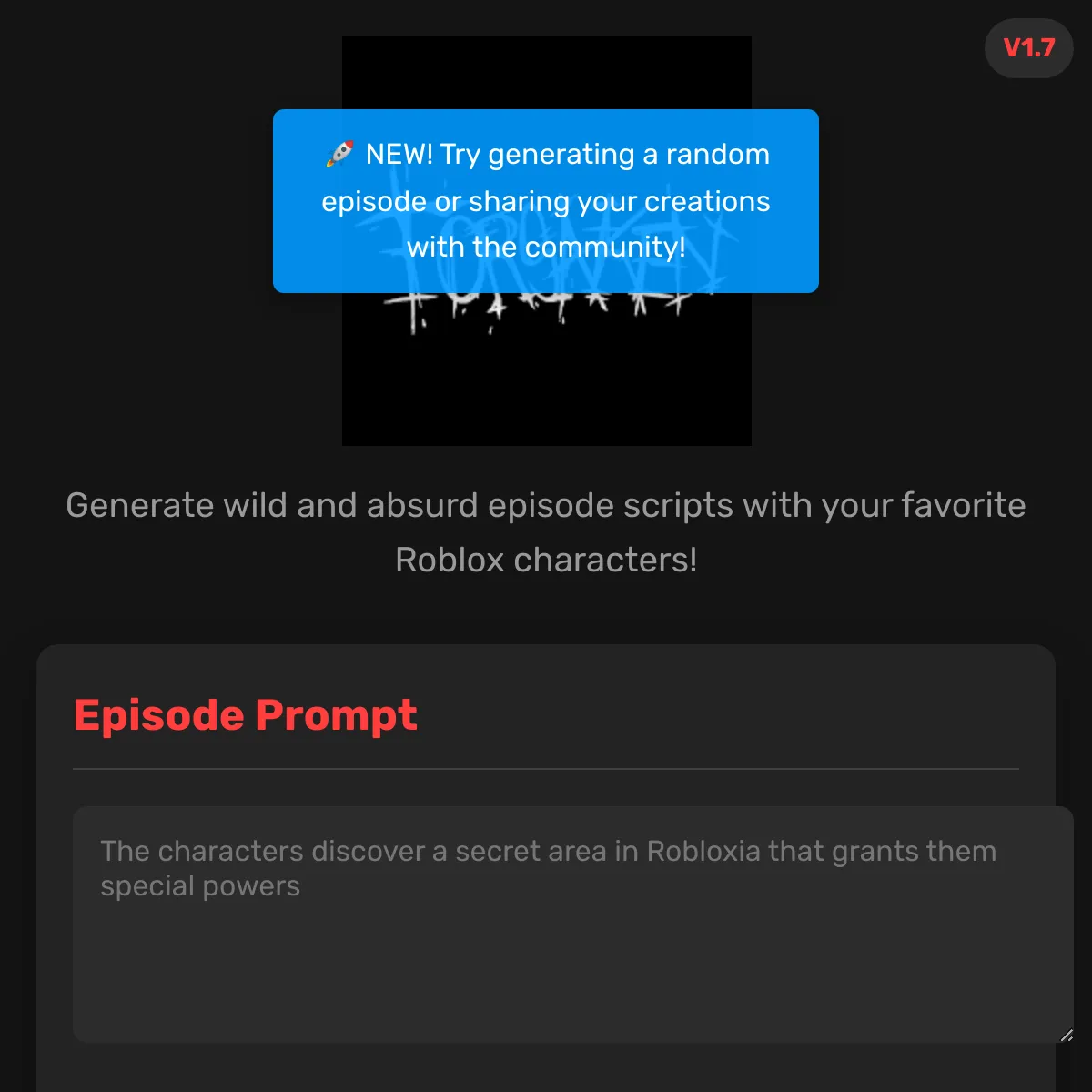 the project is loading