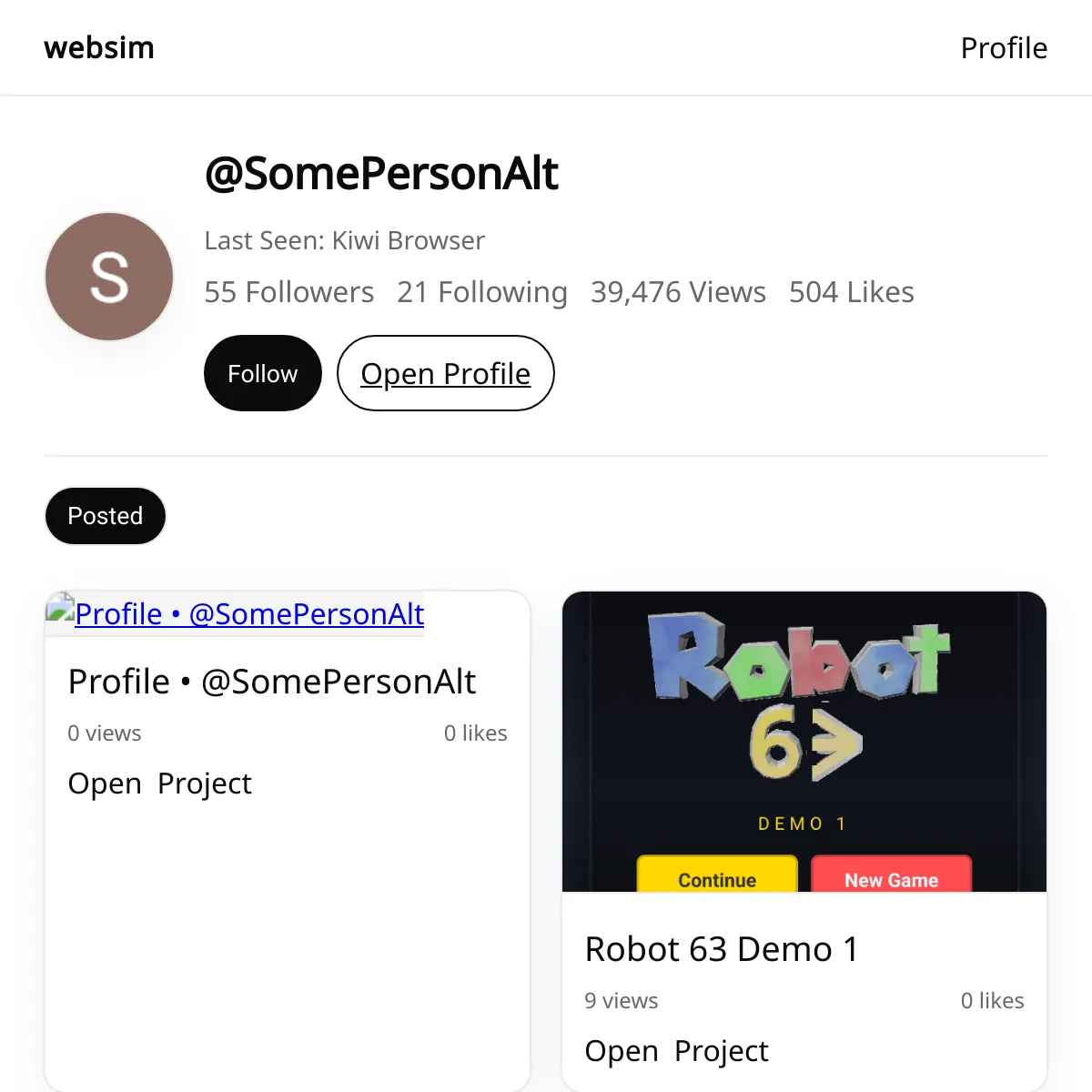 the project is loading