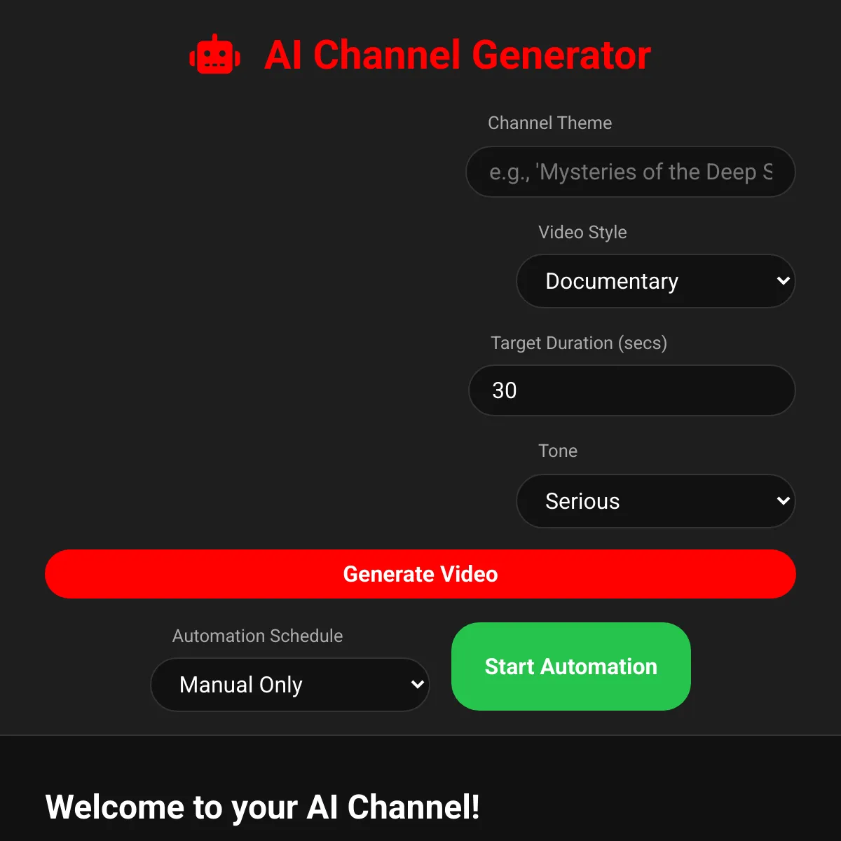 the project is loading