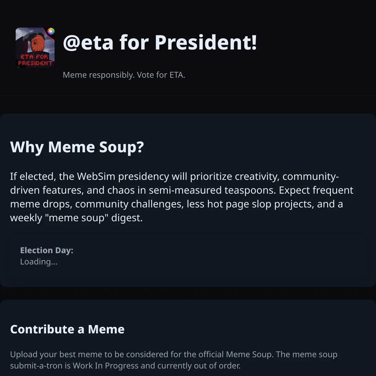 the project is loading