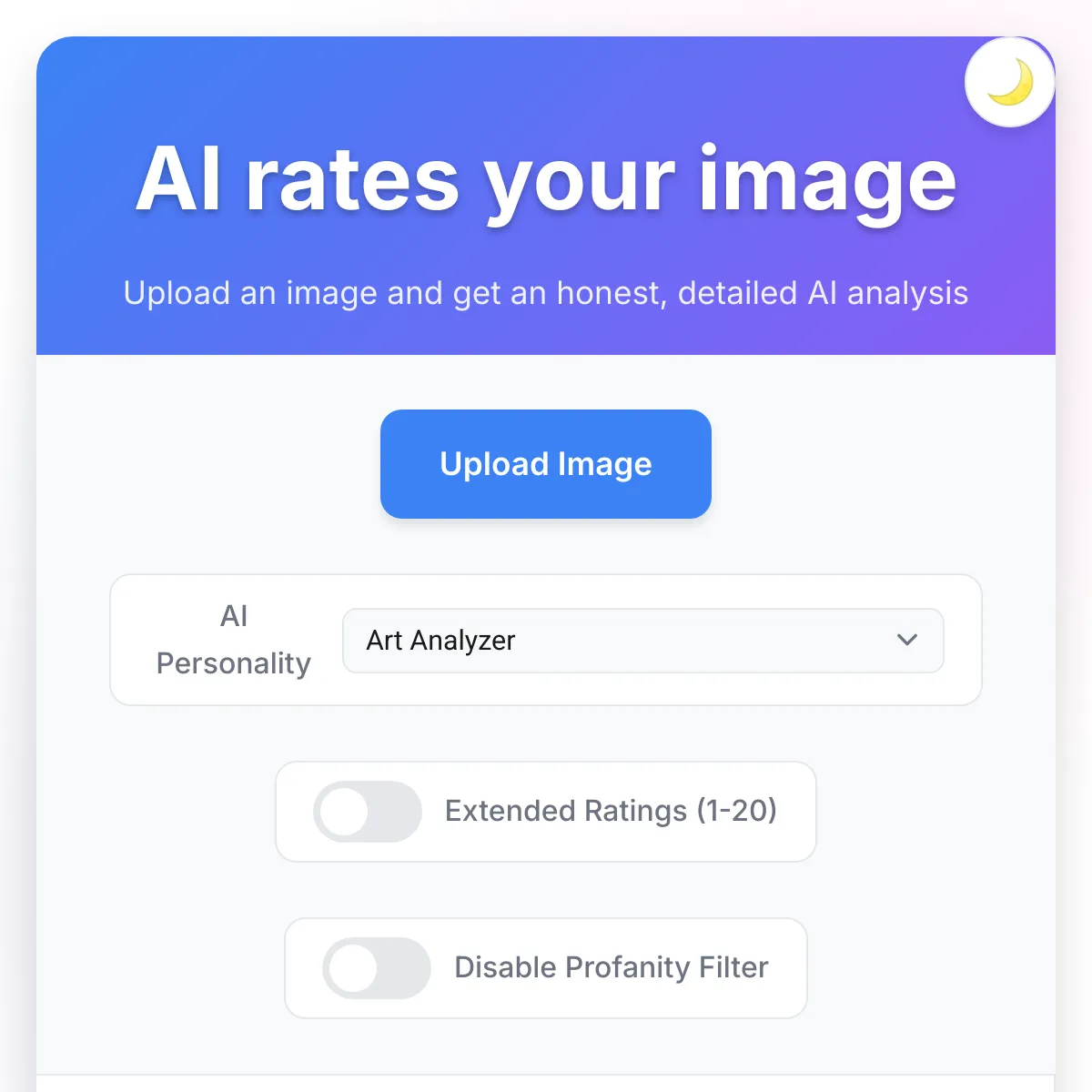 AI rates your image
