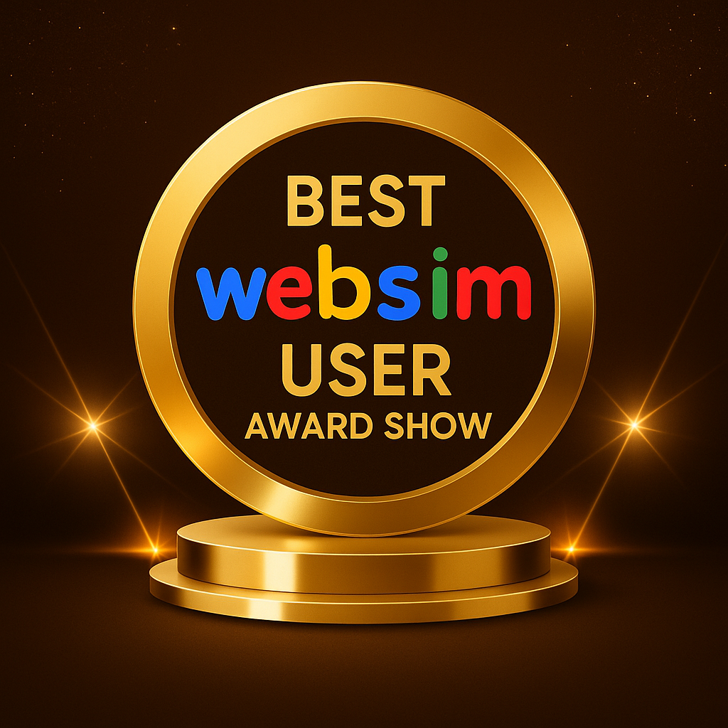 🏆 BEST WEBSIM USER AWARDS 1995 🏆