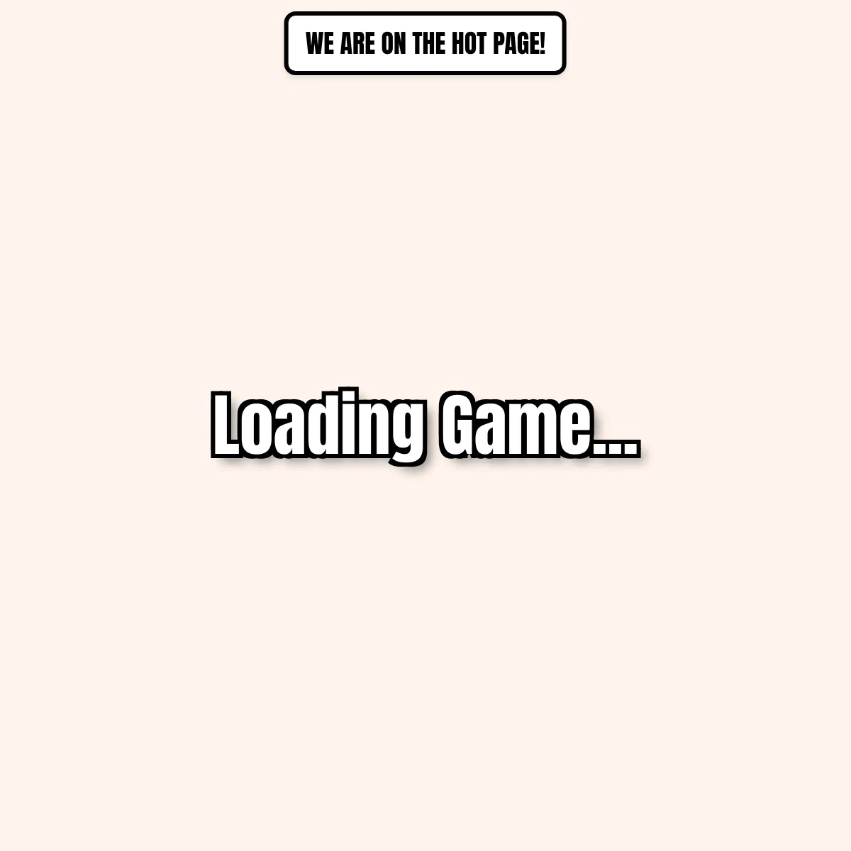 the project is loading