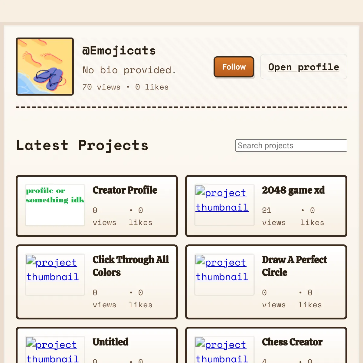 the project is loading