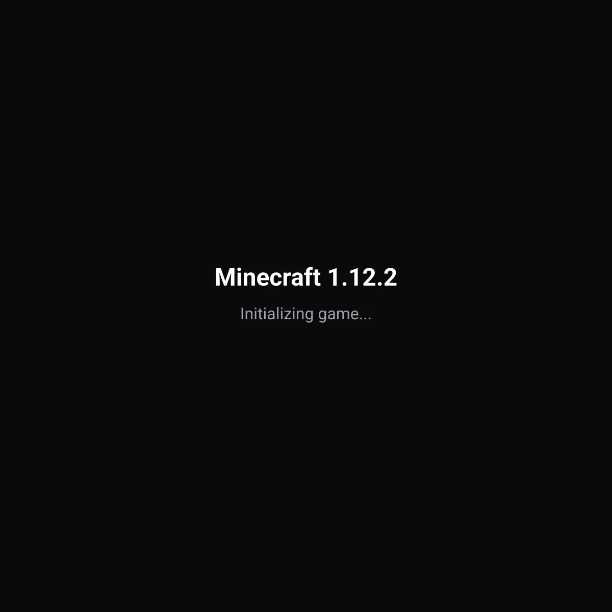 the project is loading