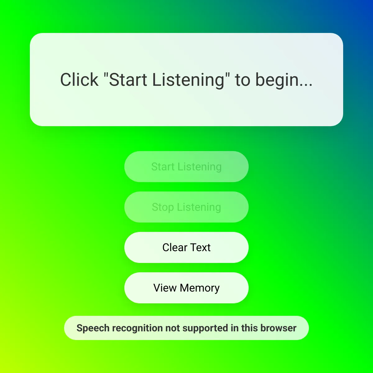 Live Speech Captions