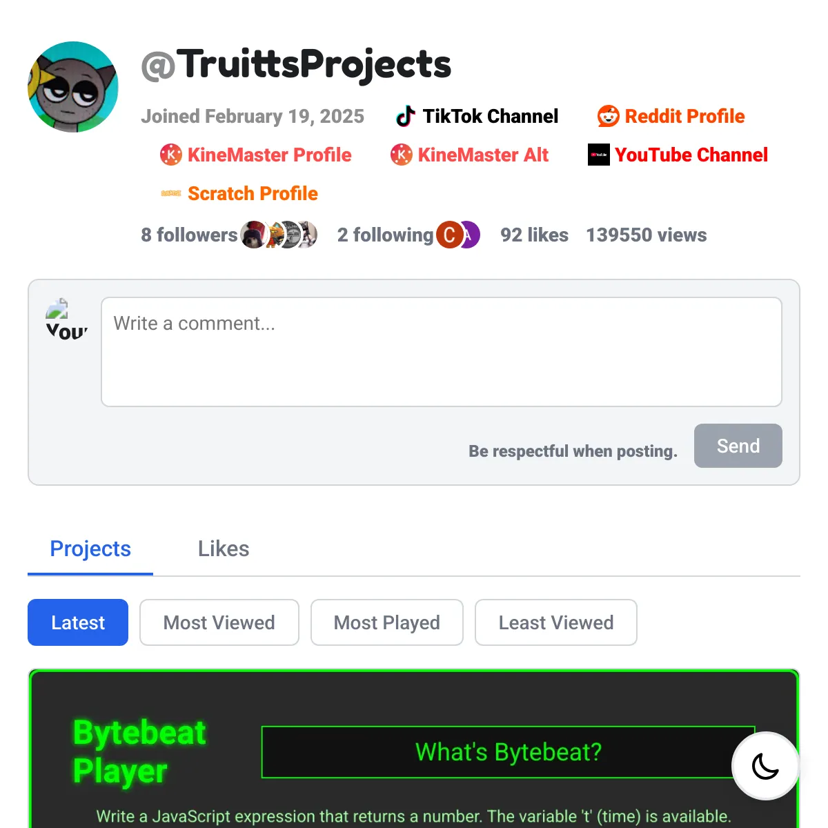 the project is loading