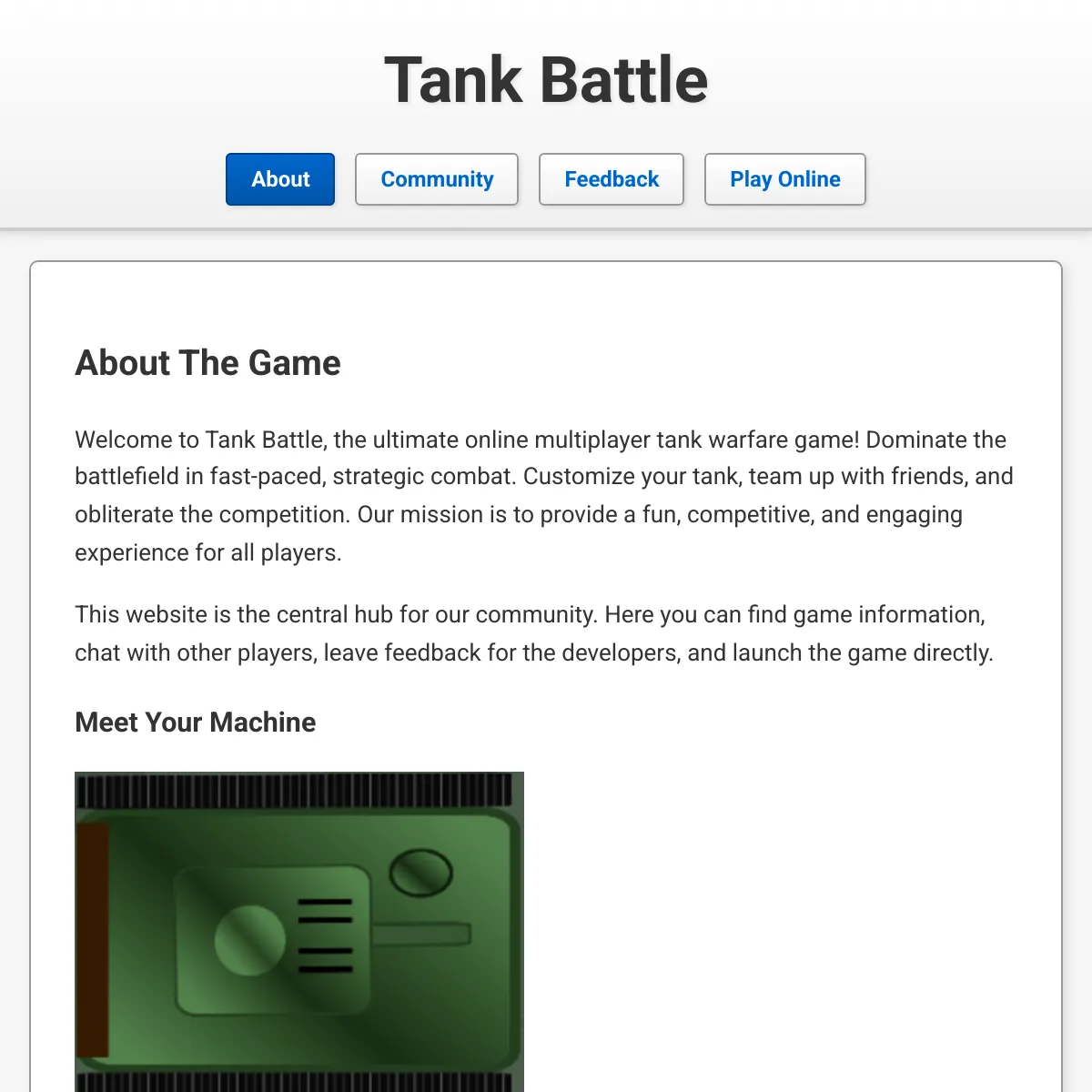 Tank Battle