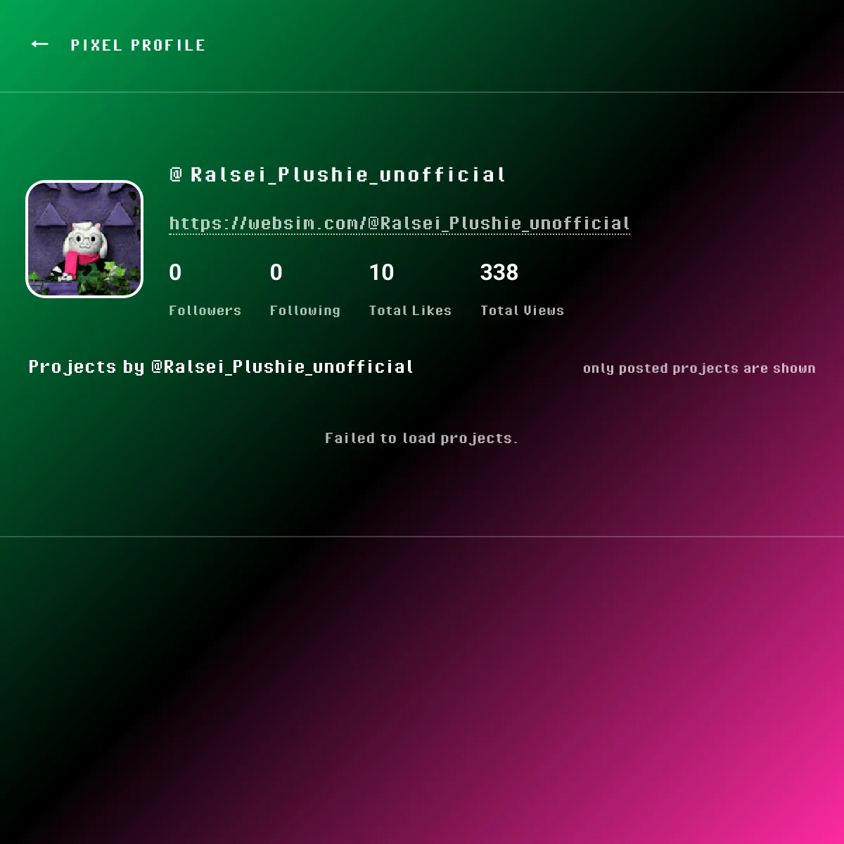 the project is loading