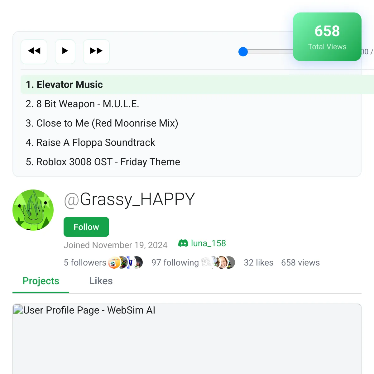 the project is loading