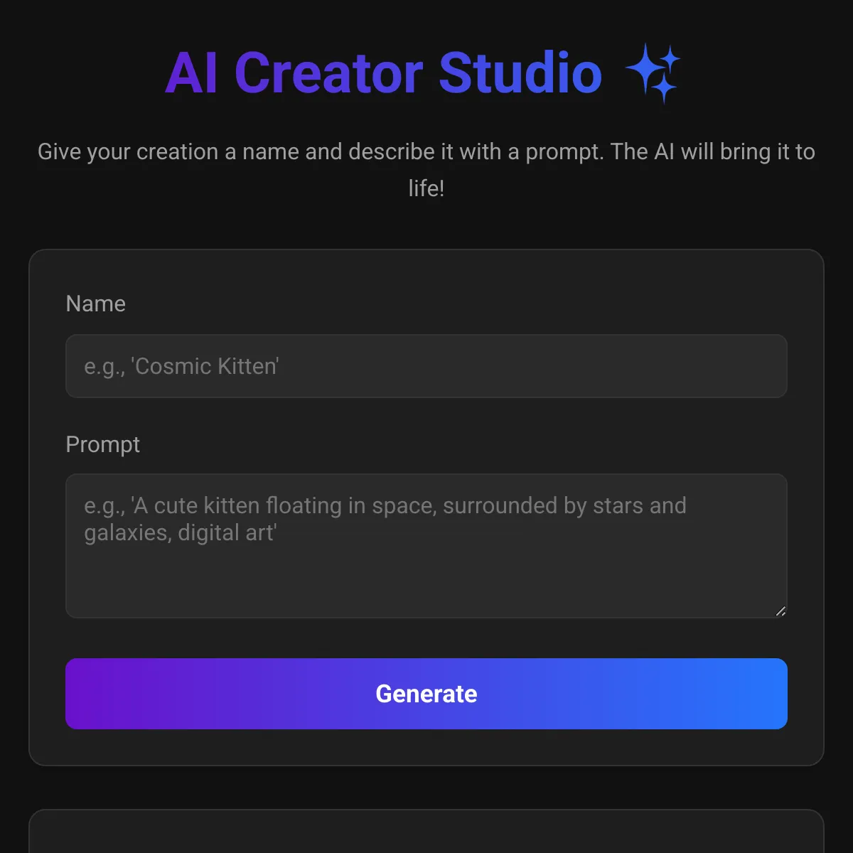 AI Creator Studio