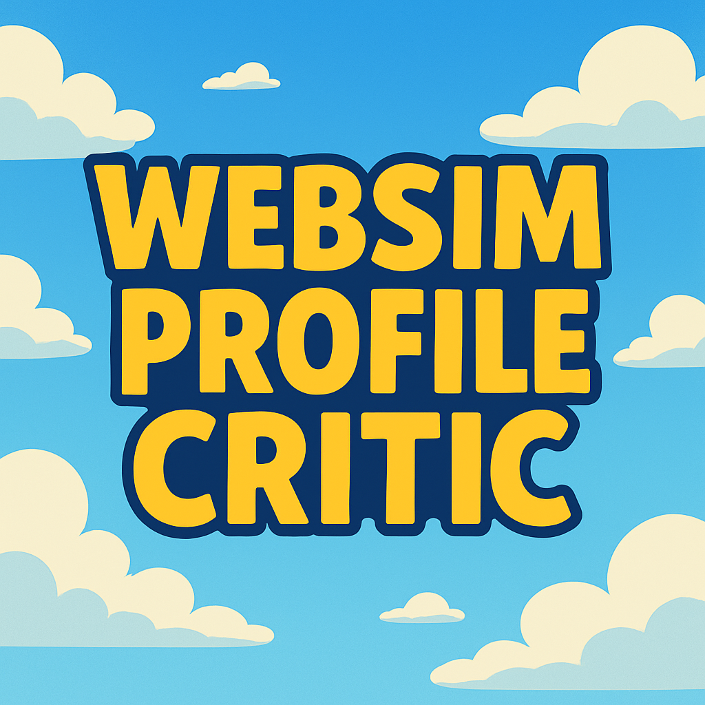 Websim Profile Critic