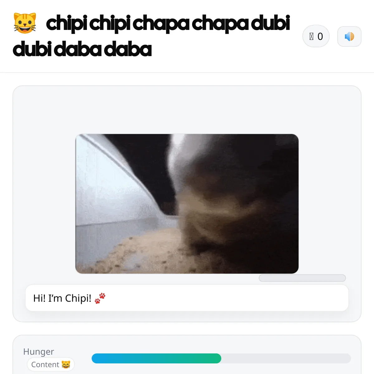 Raise A Chipi Chipi Chapa Chapa Cat