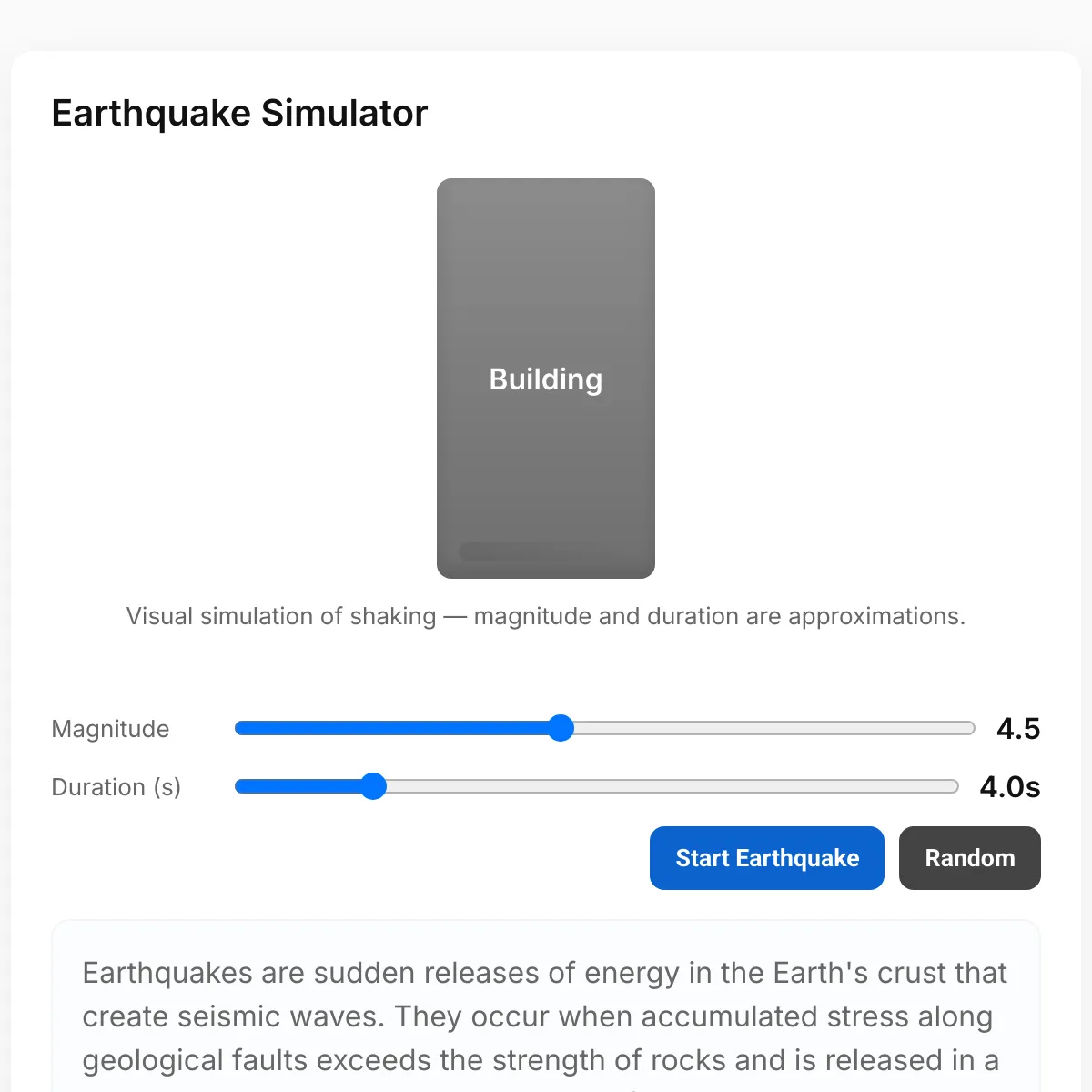 the project is loading