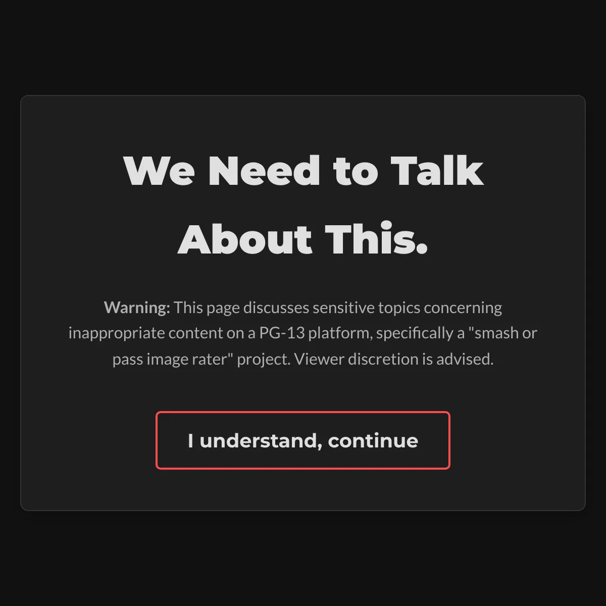 the project is loading