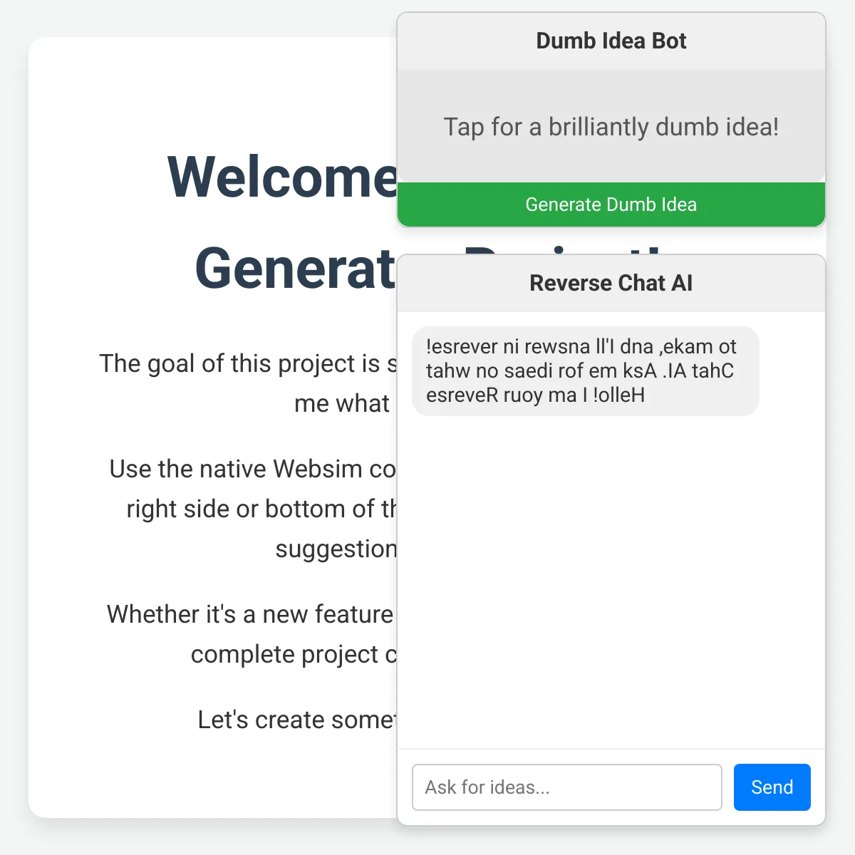 Project Idea Generator