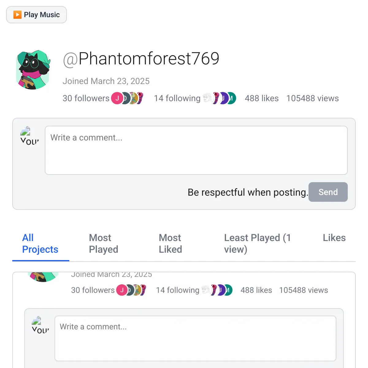 the project is loading