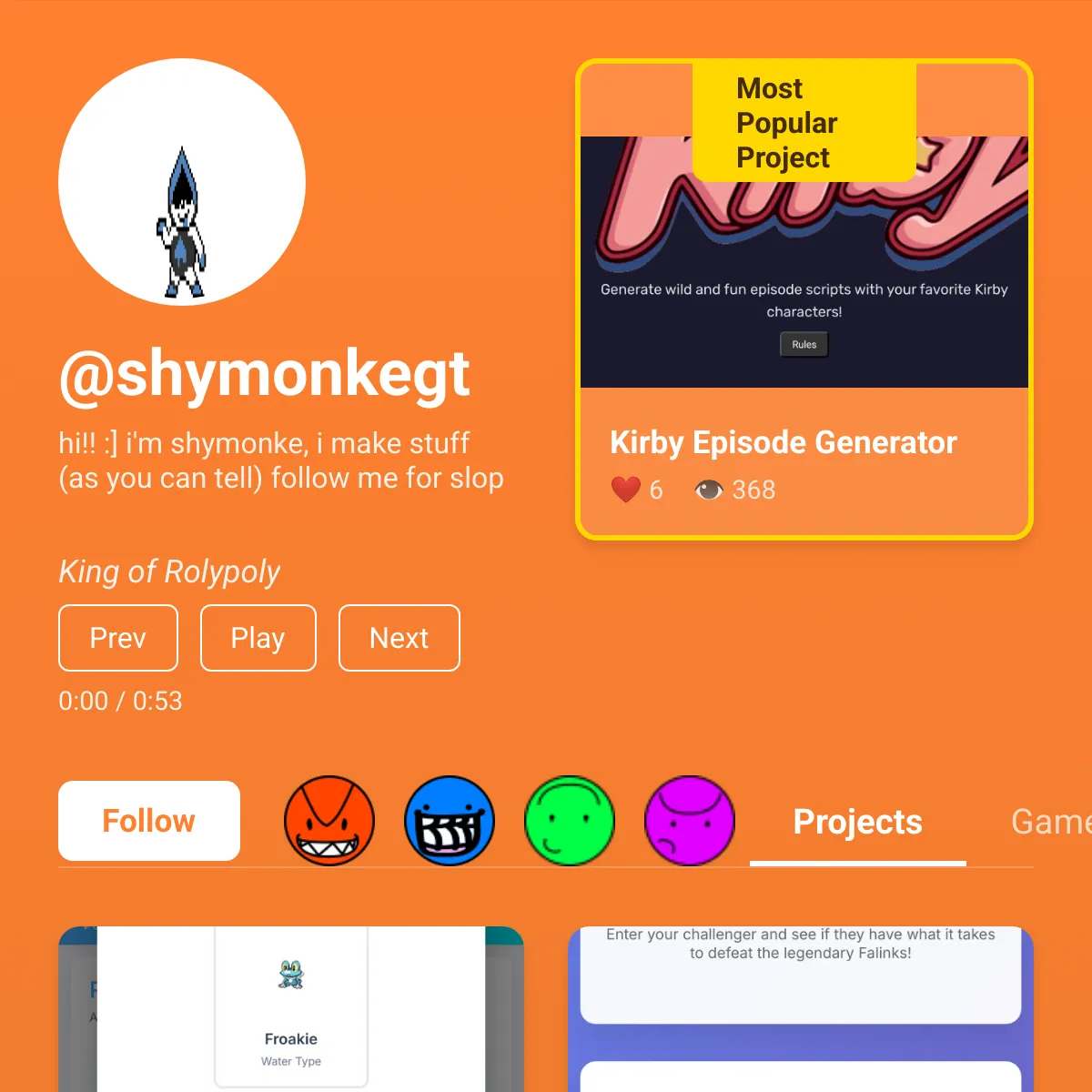 the project is loading