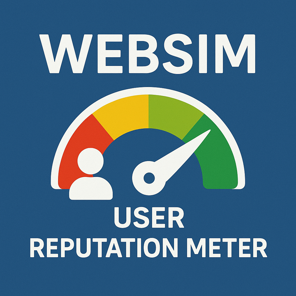 Websim User Reputation Meter