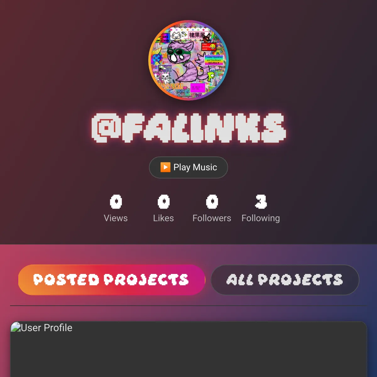 the project is loading