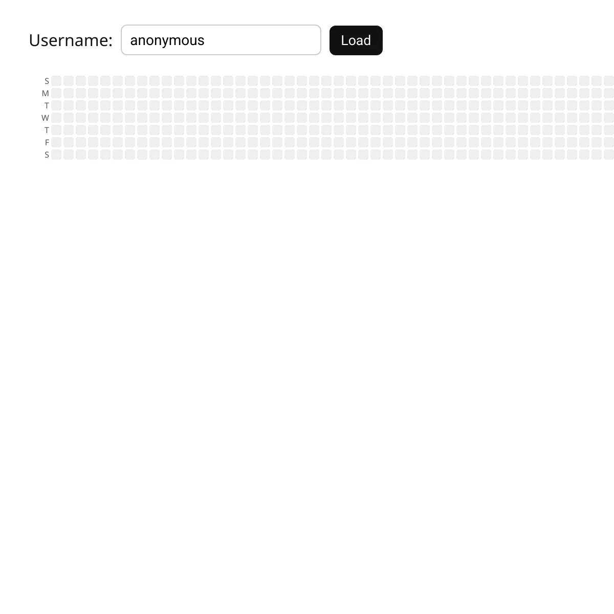 Websim Contribution Calendar