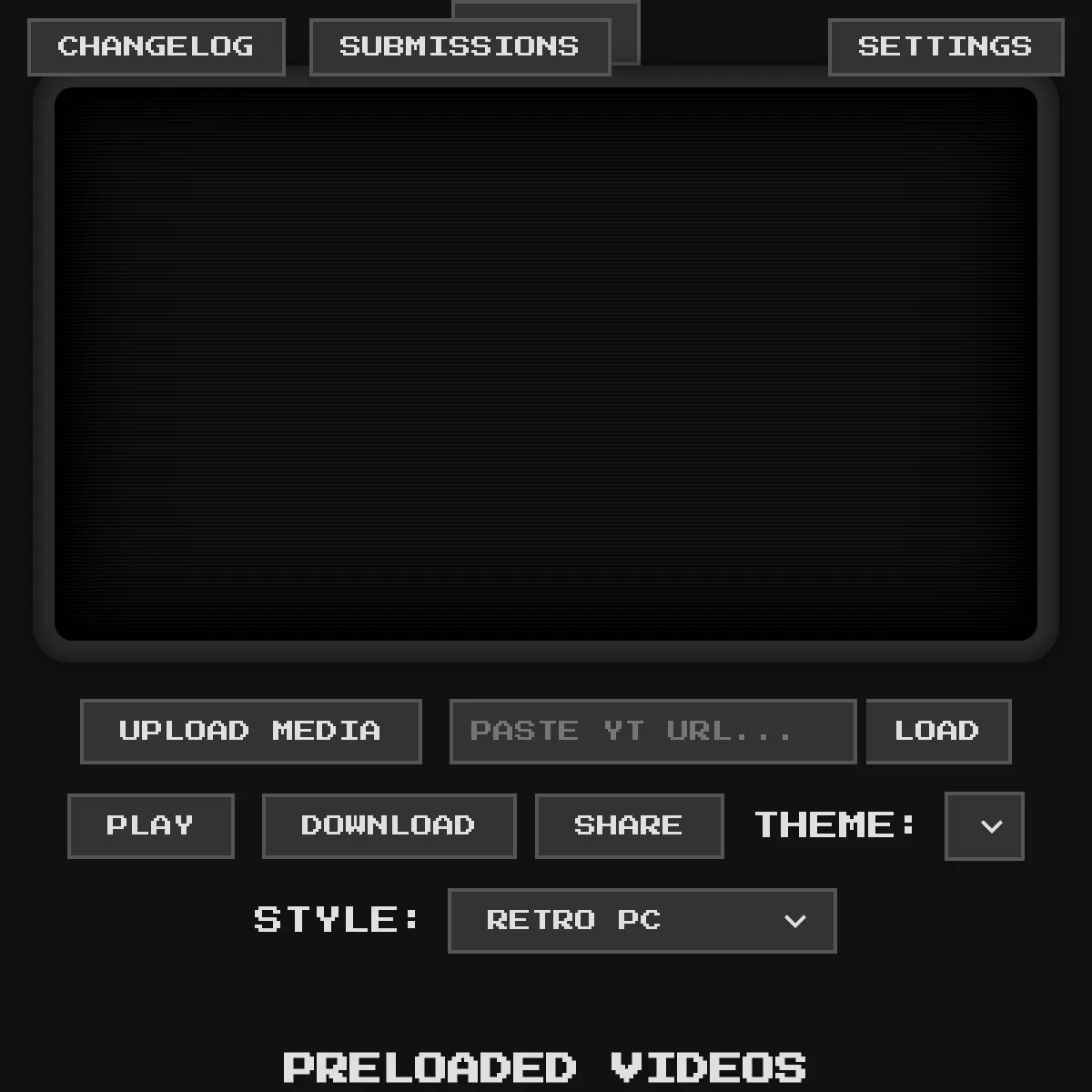 Retro Video Player