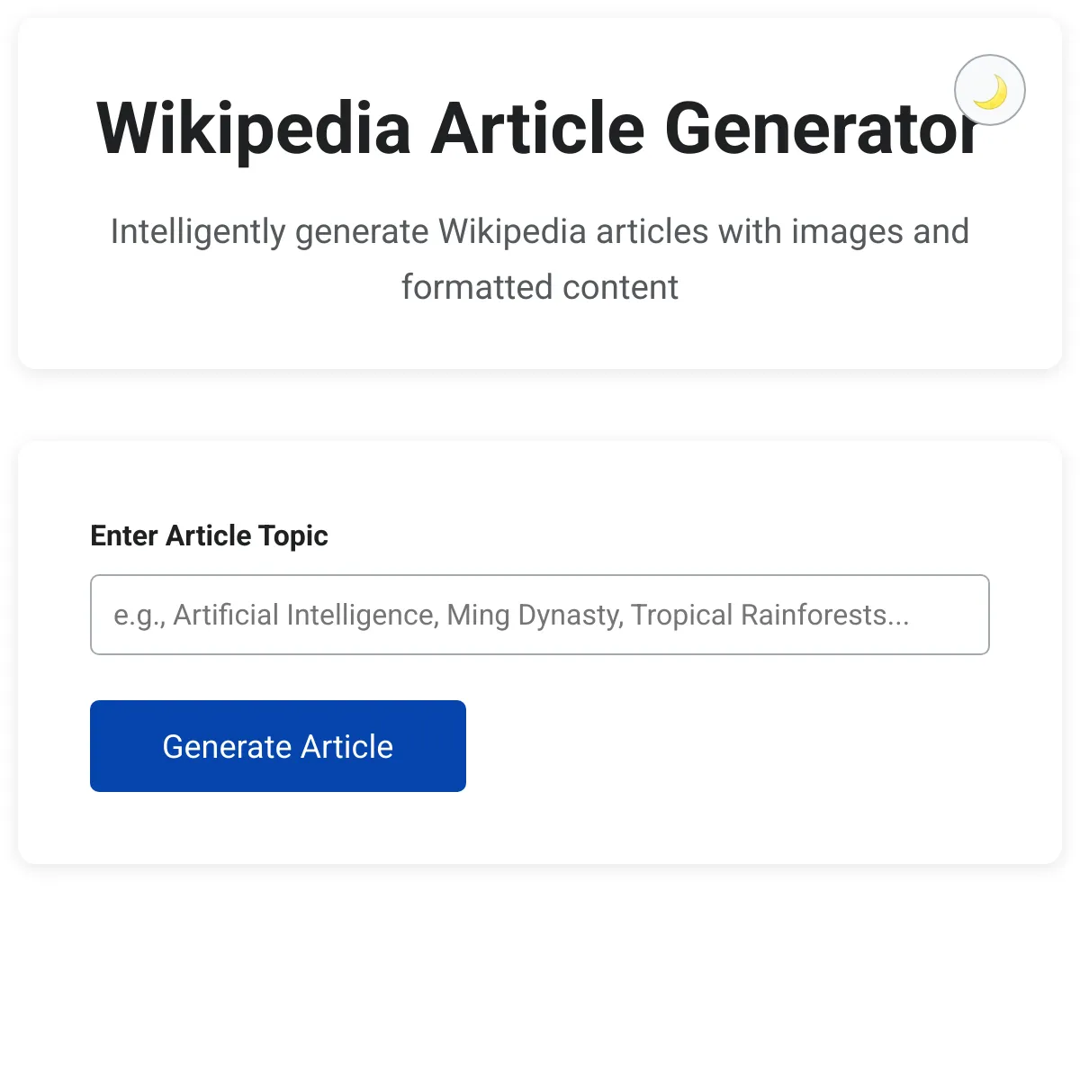 the project is loading