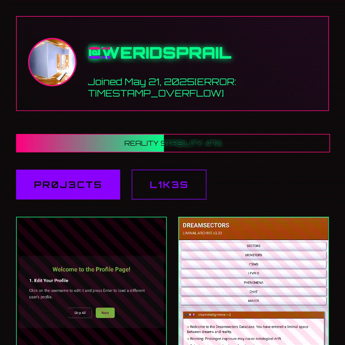the project is loading