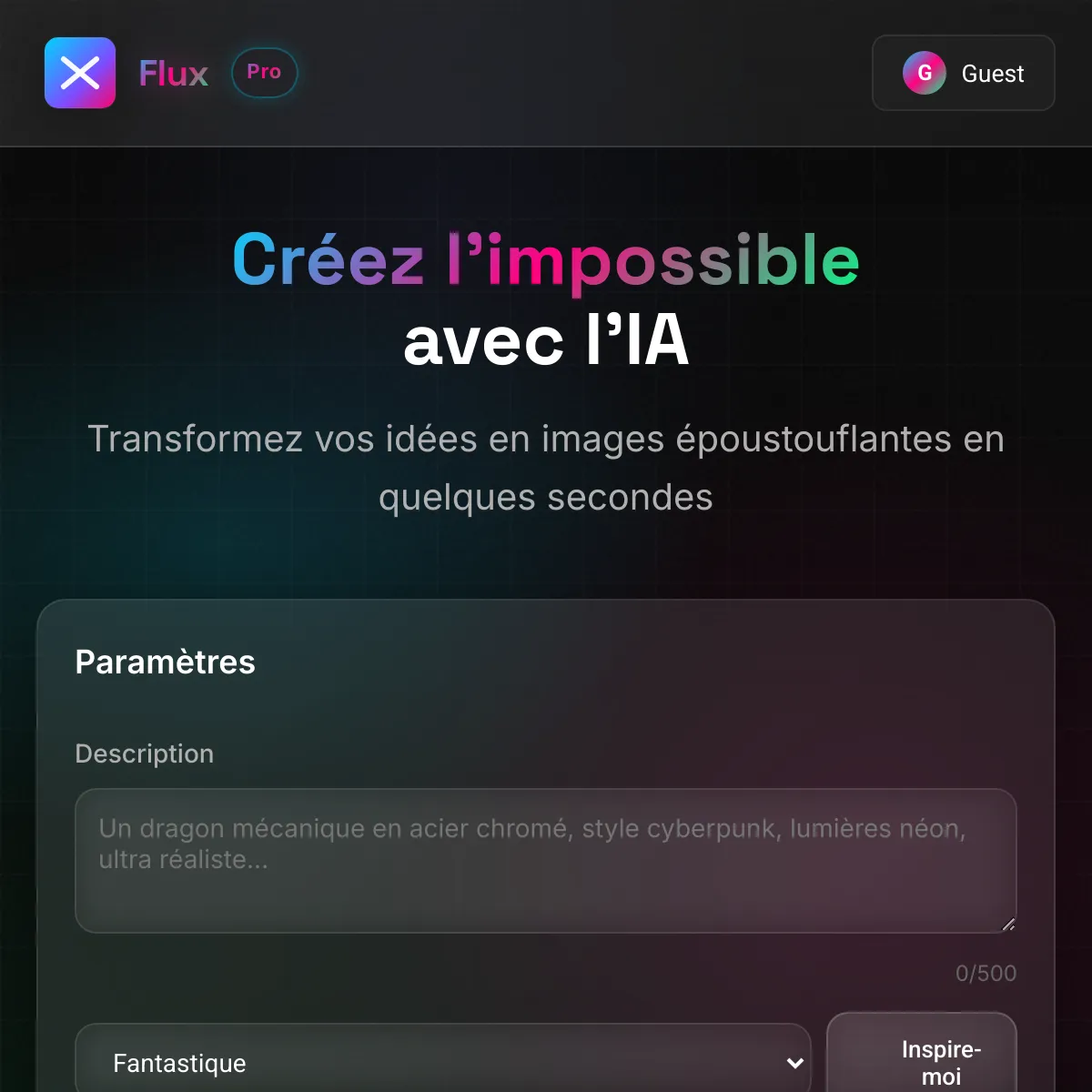 Flux image creator