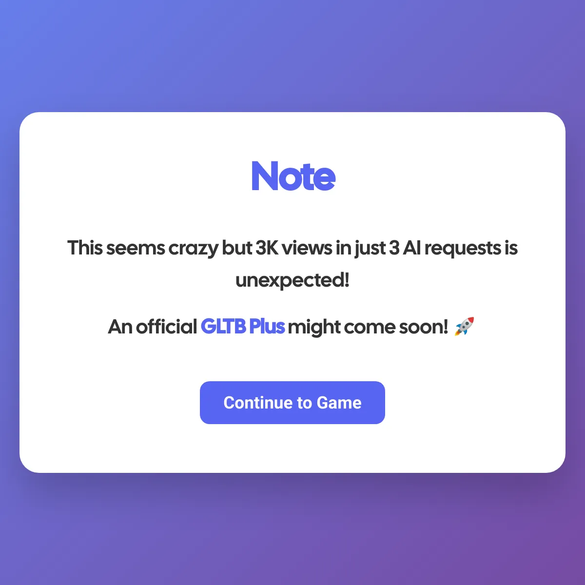 the project is loading