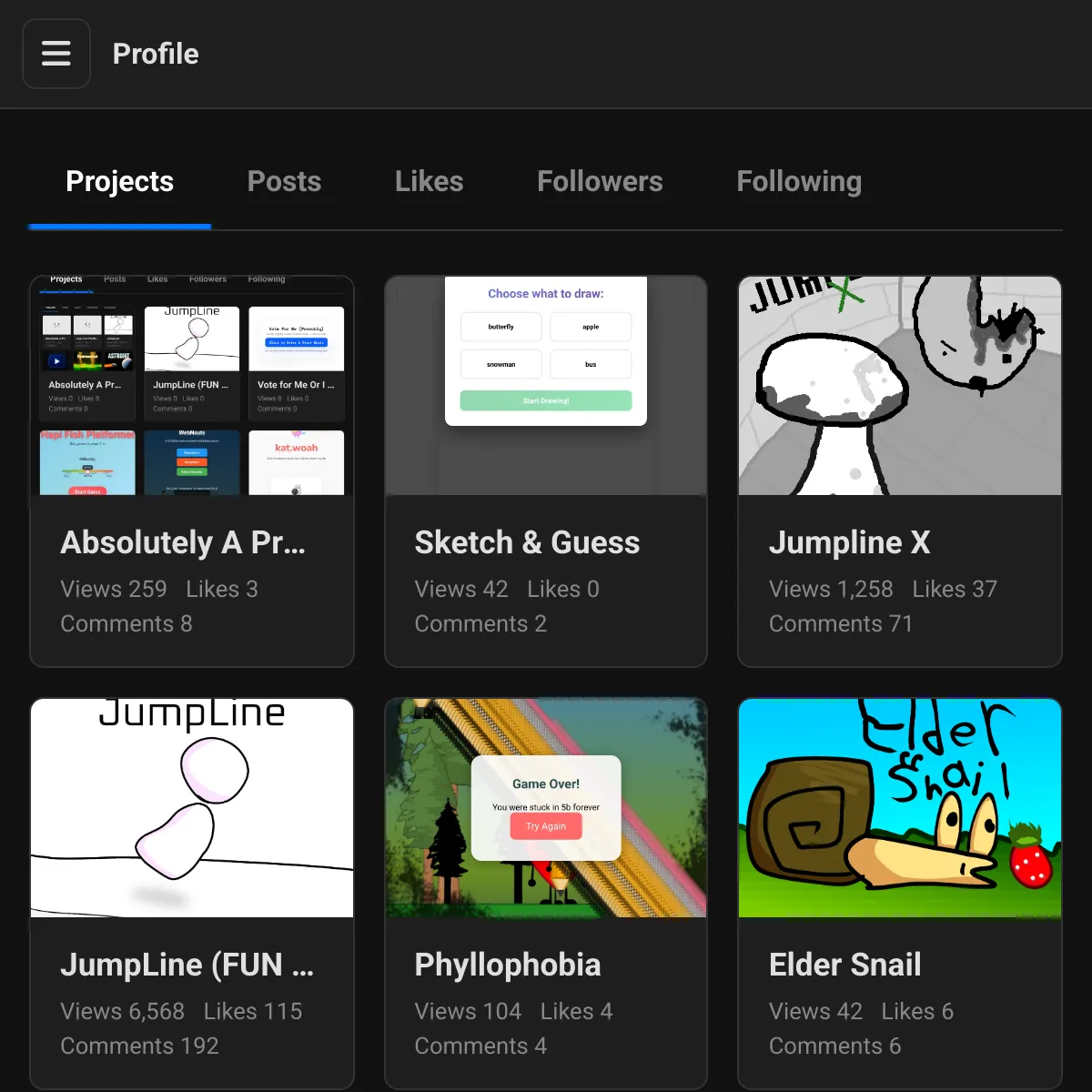 the project is loading