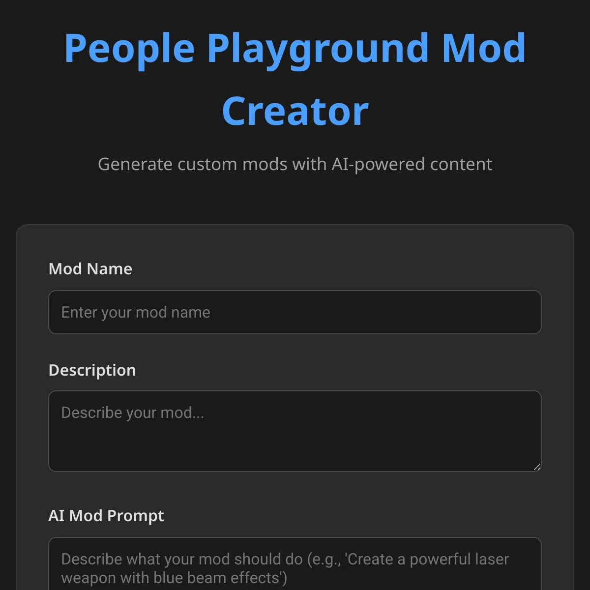 the project is loading