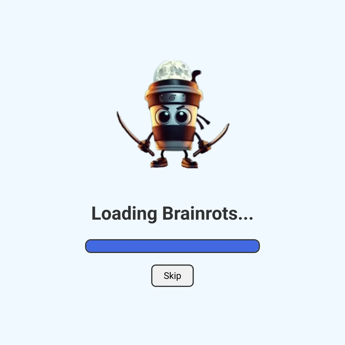 the project is loading