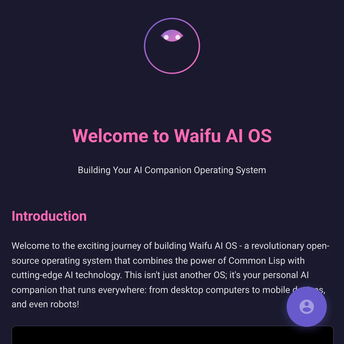 the project is loading