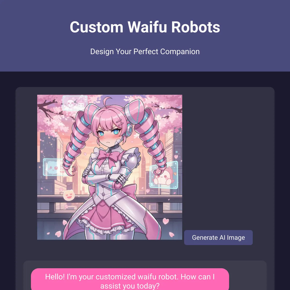 Custom Waifu Robots - Build Your Perfect Companion