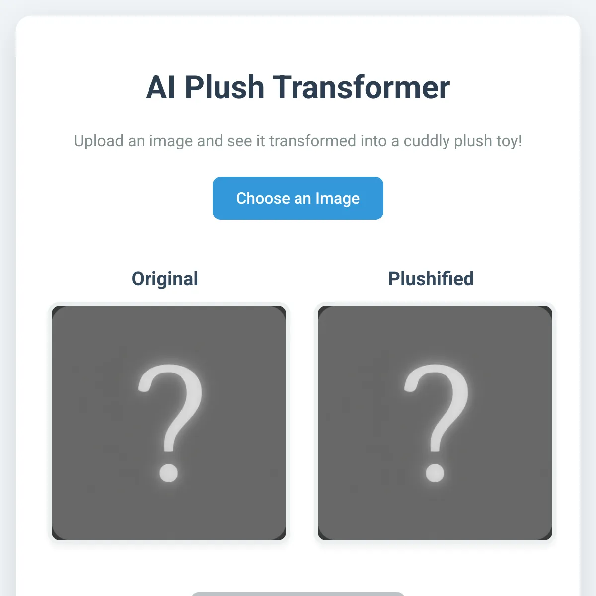 AI Plush Transformer