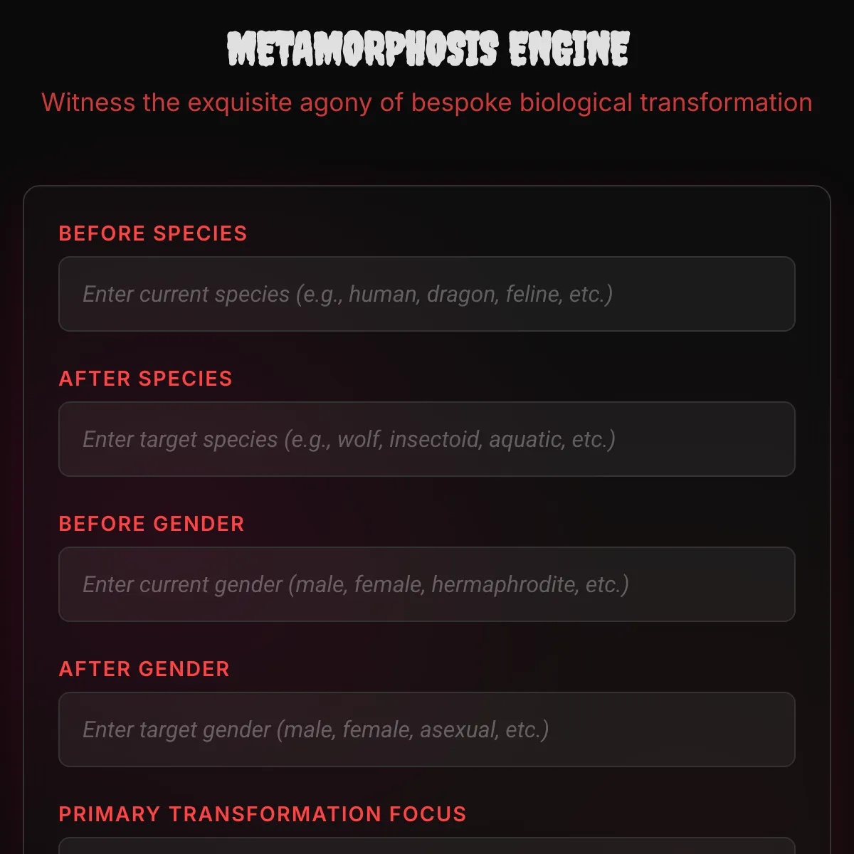 Metamorphosis Engine