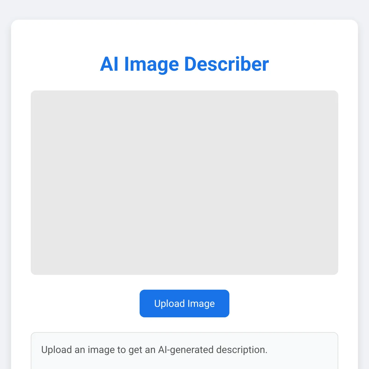 Image Description Generator