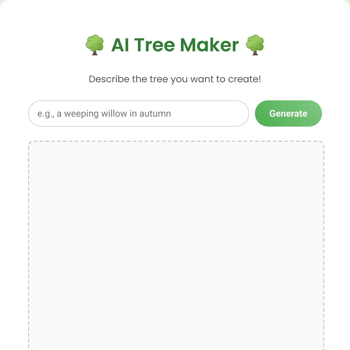 AI Tree Maker