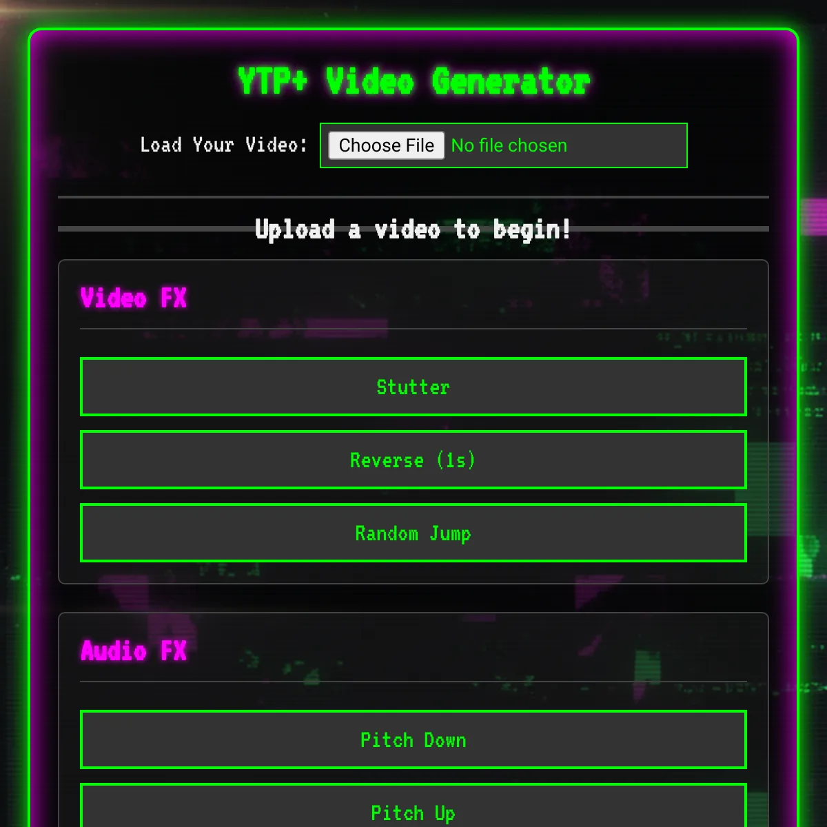 the project is loading