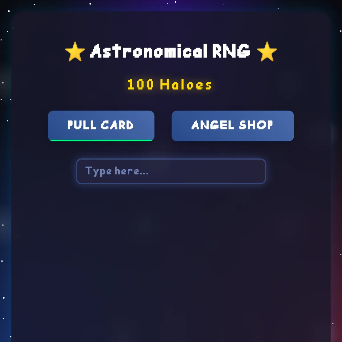 Astronomical RNG v143