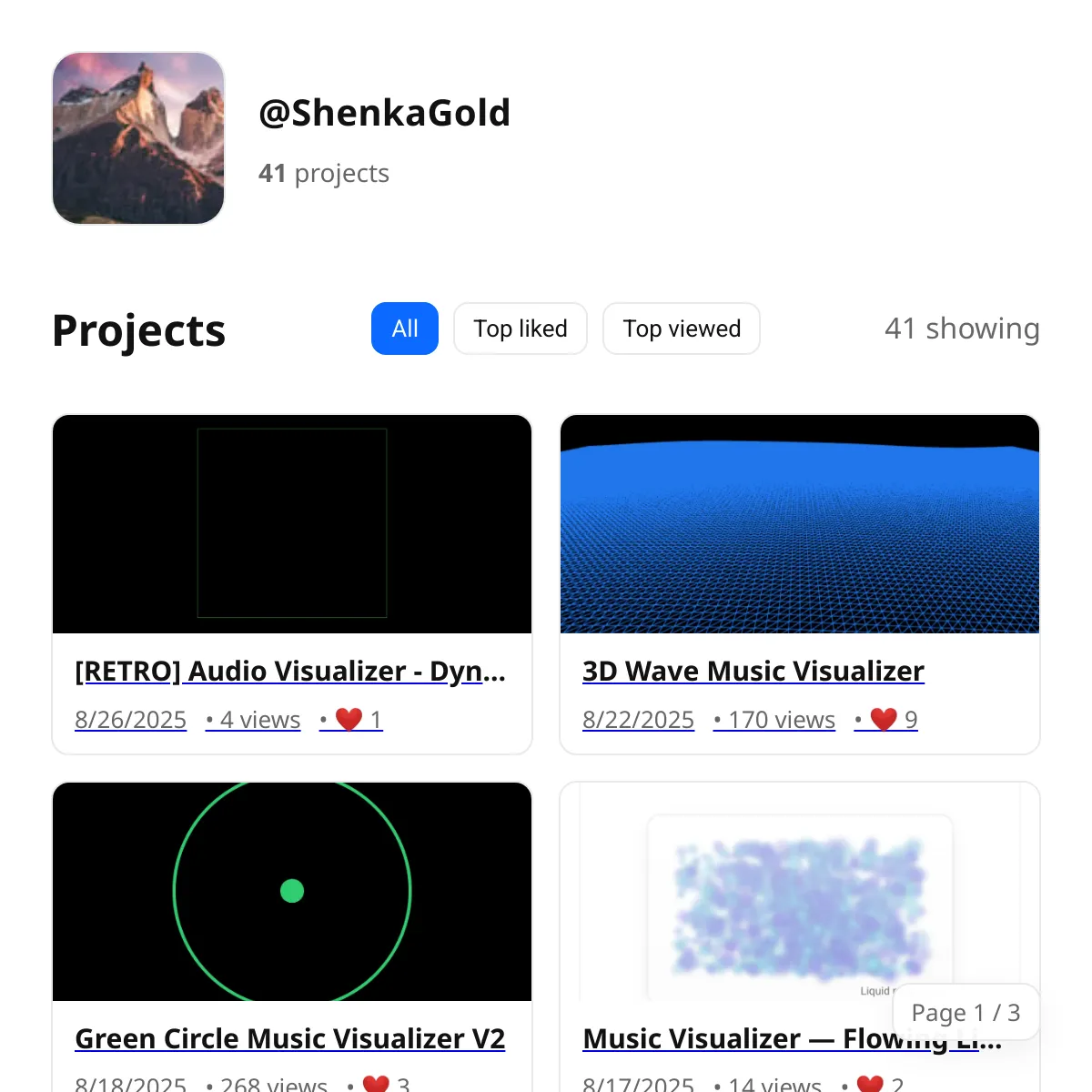 the project is loading