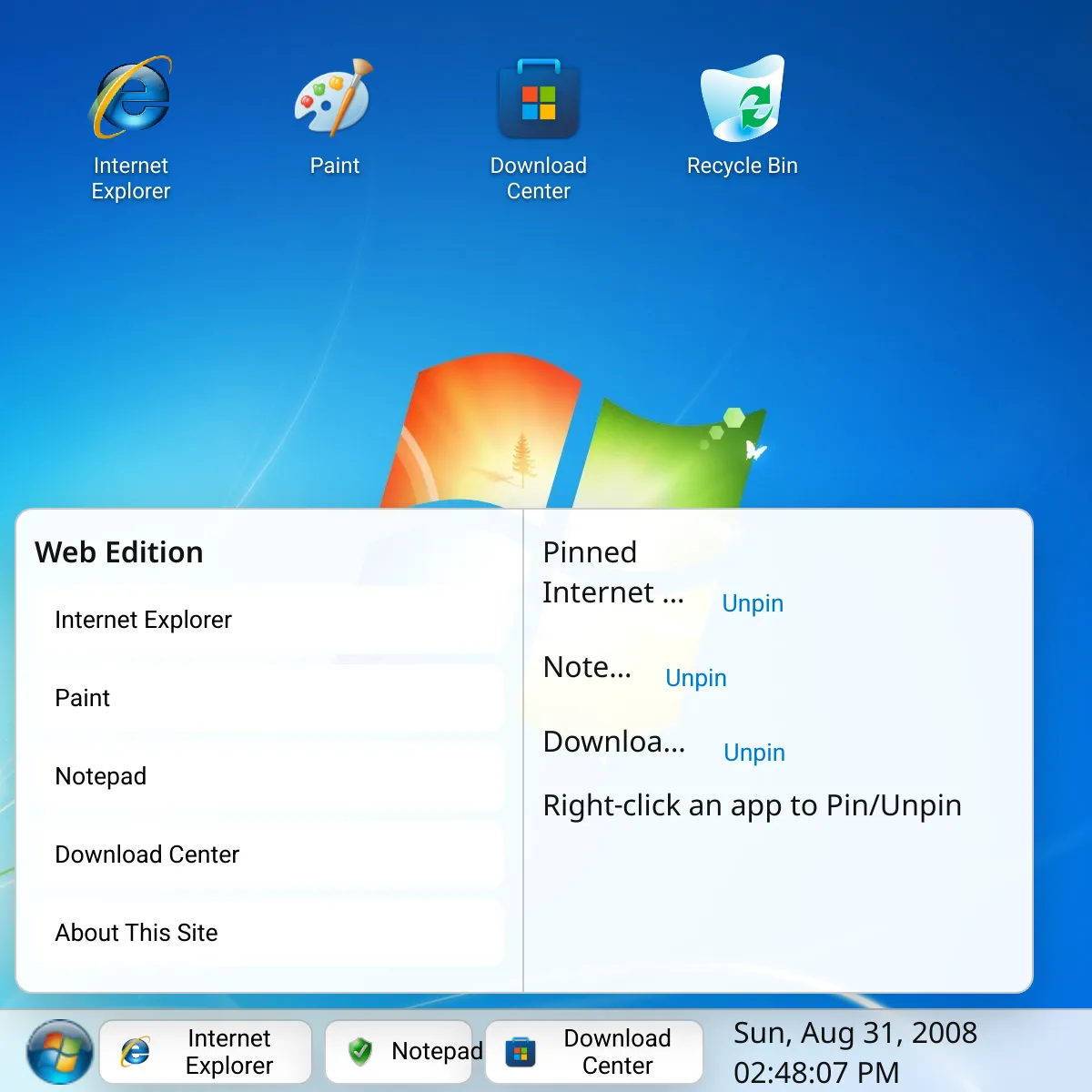 the project is loading