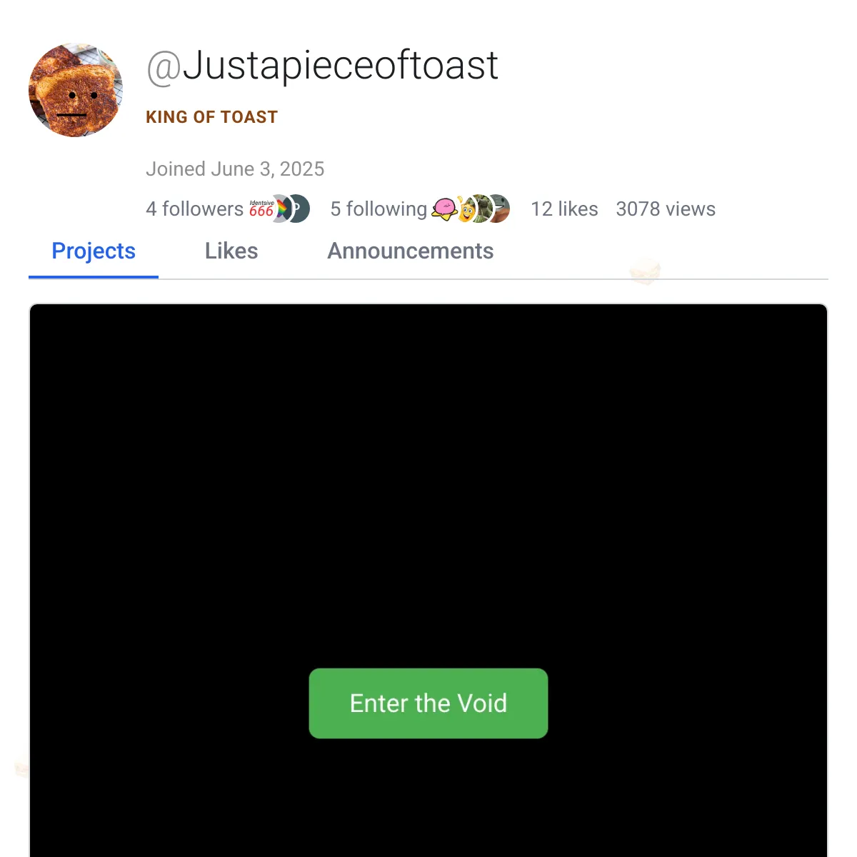 the project is loading